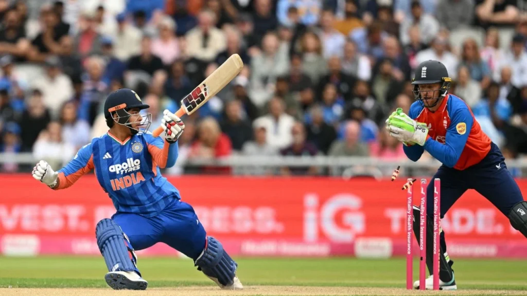Vaibhav Sooryavanshi records two sixes on India T20I debut against England