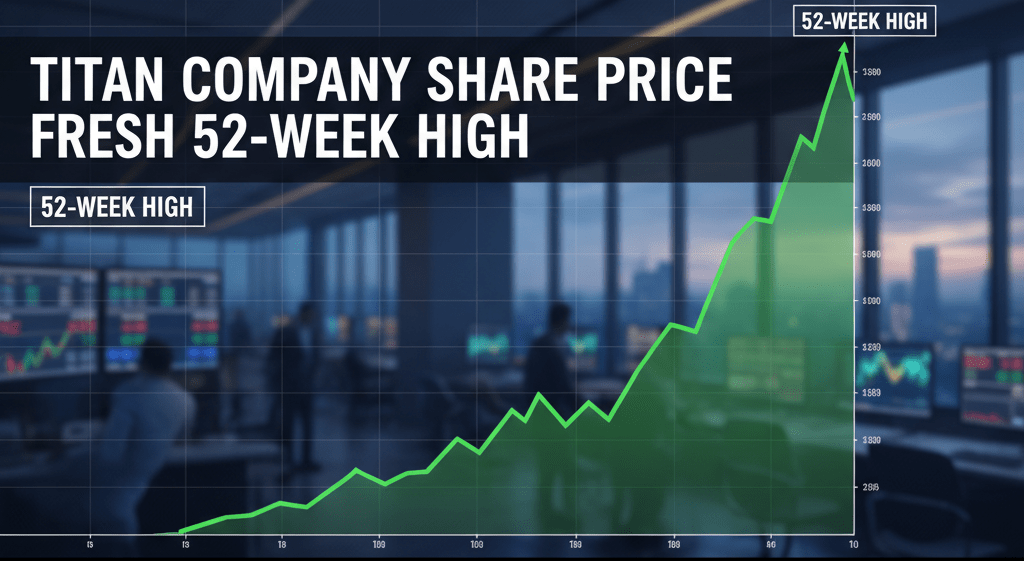 Titan Company share price today gains after Q1 FY27 consumer business growth.